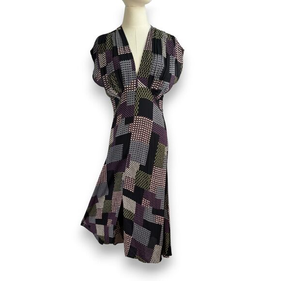 yvonne lafleur Dresses & Skirts - Yvonne LaFleur New Orleans | Patchwork Cottagecore Boho Rayon Dress | Sz M